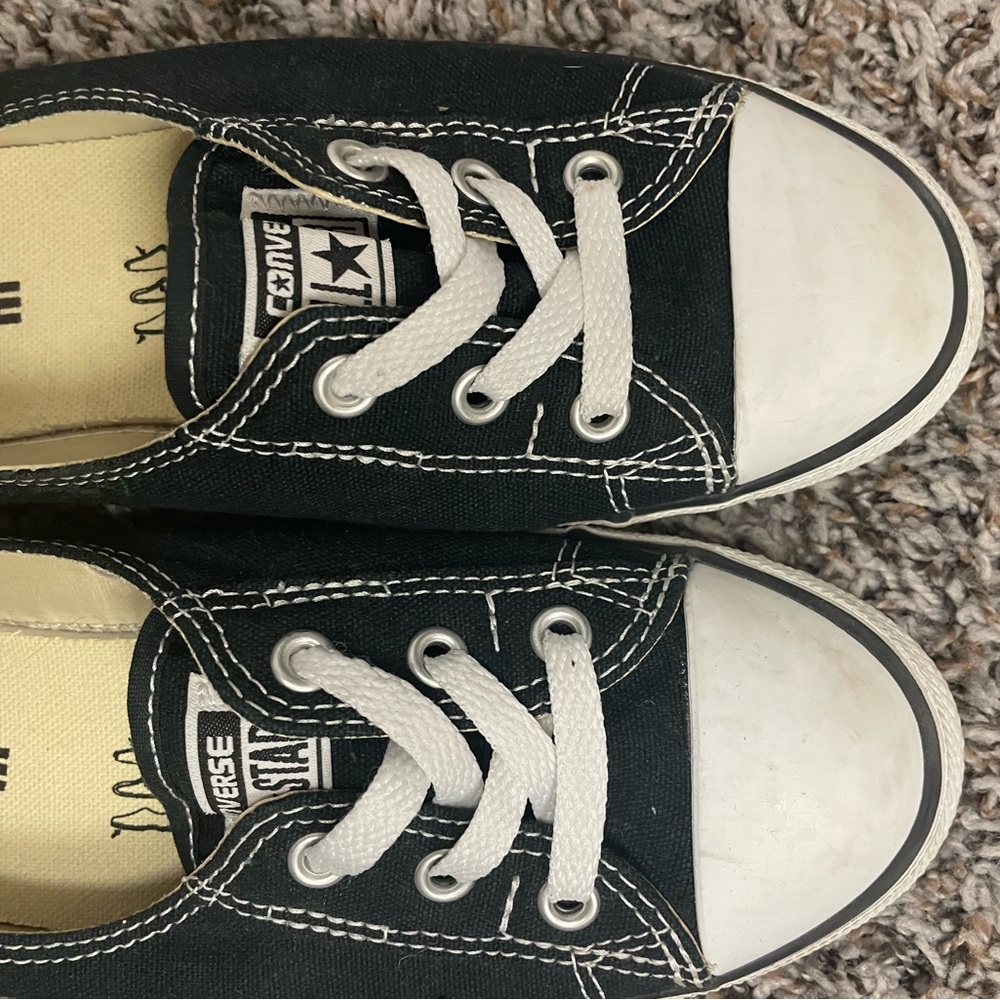 Converse low top black